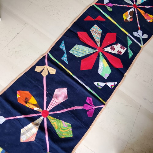 Μάλλινο χειροποίητο χαλί Patchwork Quilt σαν καινούργιο