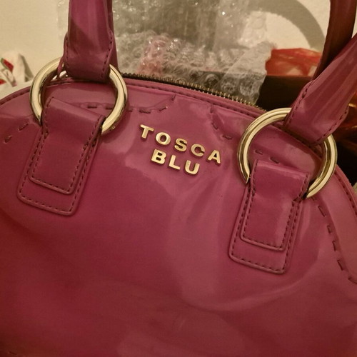 Tosca blu handbag magenta like new