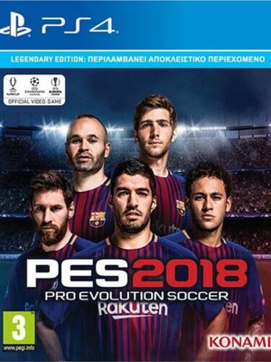 Pro Evolution Soccer 2018 Legendary Edition PS4 PAL new