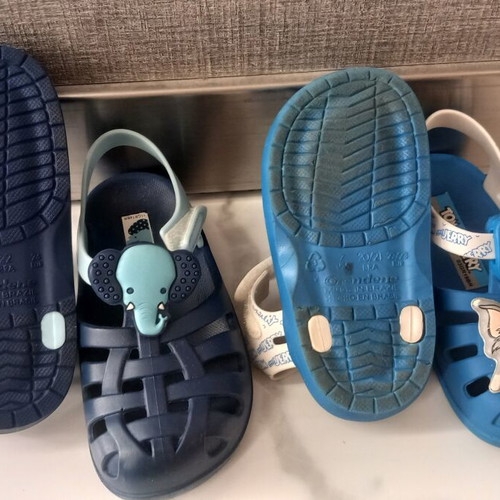 Ipanema children's sandals like new, sizes 22/23 light blue and 24 blue