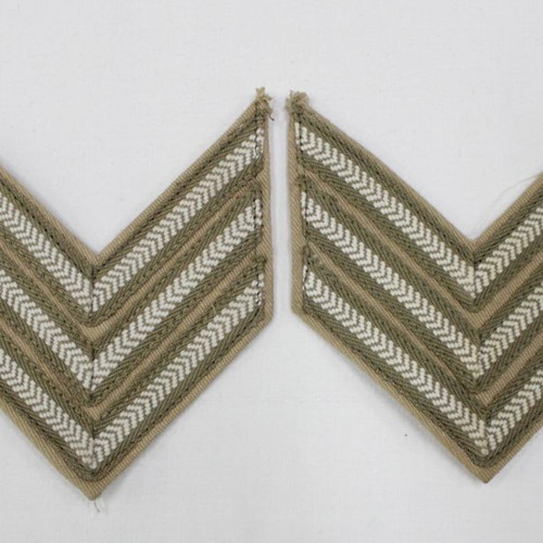 1955 Greek Army Sergeant Insignia Summer Uniform like new