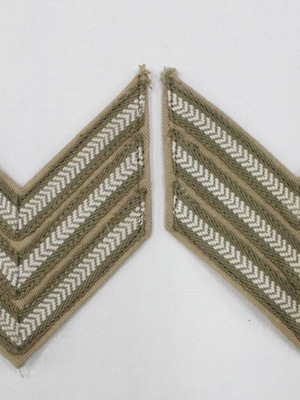 1955 Greek Army Sergeant Insignia Summer Uniform like new
