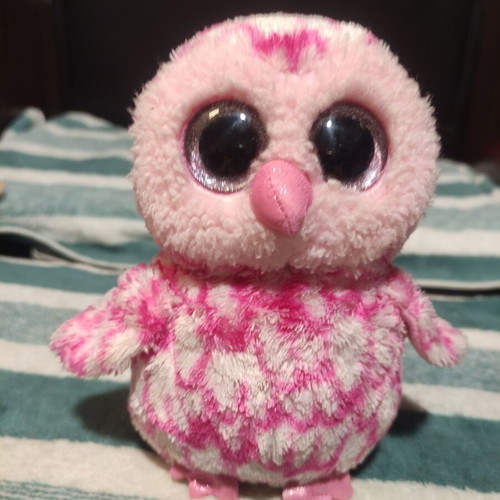 Beanie Boos Ty plush owl 15cm used