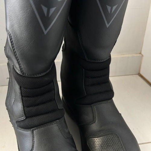 Dainese motorcycle boots used, black, size 42