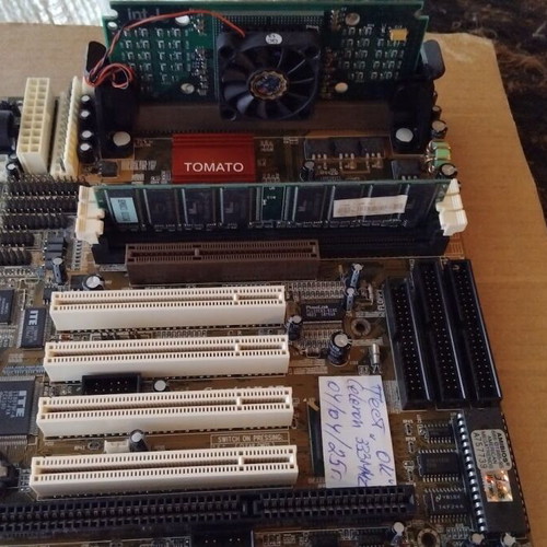 Zida Tomato CreateLX-AT REV:1.06 motherboard used with CPU and RAM
