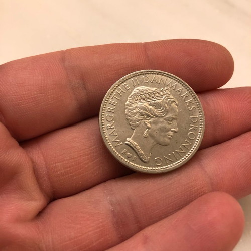 10 Kroner Denmark 1979 used coin