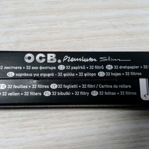 OCB cigarette papers with filter new, 32 pieces