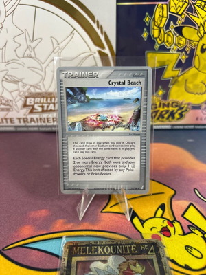Pokemon card Crystal Beach EX Crystal Guardians World Champ 2007 mint condition