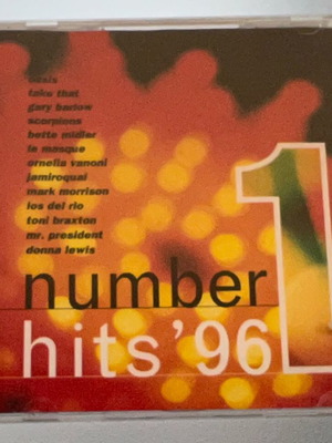 Number 1 Hits '96 2CD μεταχειρισμένο, pop