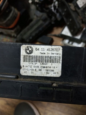 BMW E46 air conditioning control unit, 4126707