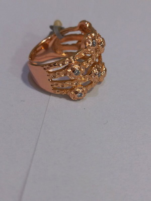 Silver ring new, size 53