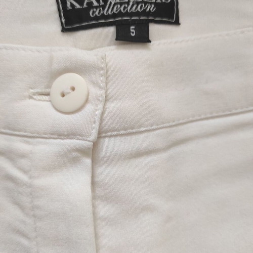 Kanellis women's pants No5/L white like new with elasticity