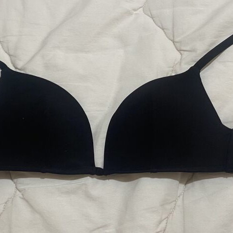 H&M Classic Black Padded Bikini Top Like New Size EUR 34