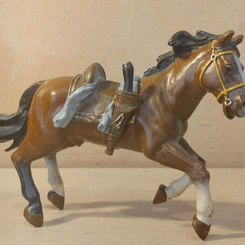 Horse figure used, toy