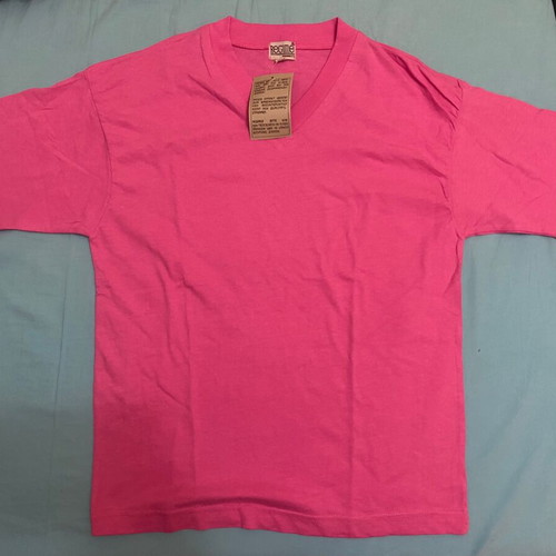 T shirt pink small 100% cotton new with tags