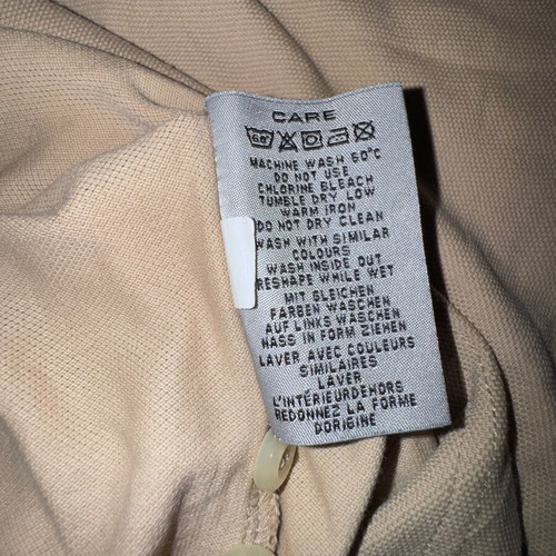 Gant beige men's polo shirt XL used, 100% cotton