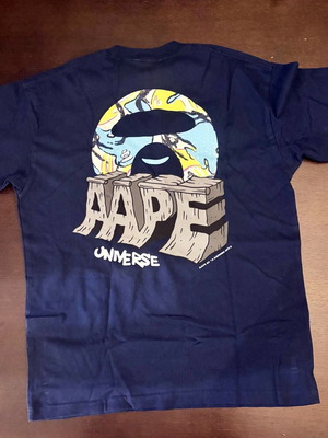 AAPE by A Bathing Ape longsleeve t-shirt new, size M, blue
