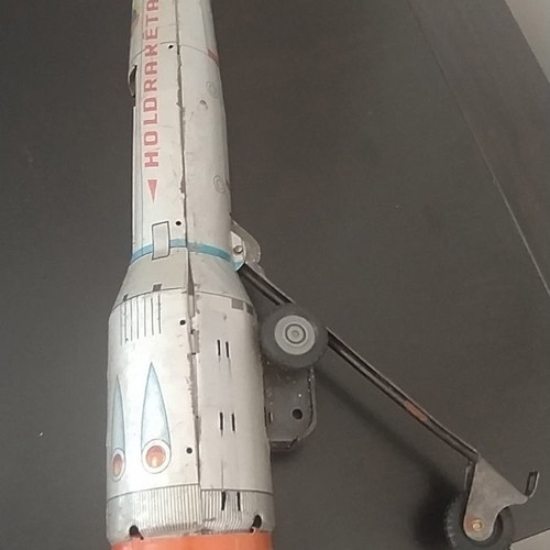 Rocket toy 1970 used, 38cm