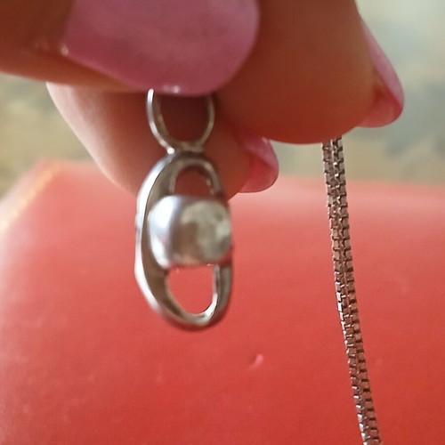 925 Silver Cross Pendant with 42 cm Chain like new