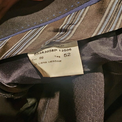 Prince Oliver men's suit black anthracite like new, size 52
