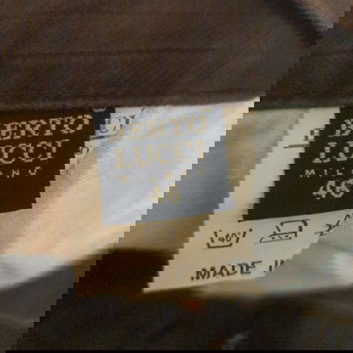 Παντελόνι Berto Lucci μέγεθος 46 σαν καινούργιο, βαμβάκι, μακριά γραμμή