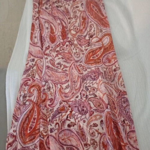 Slim long skirt, pink, size M