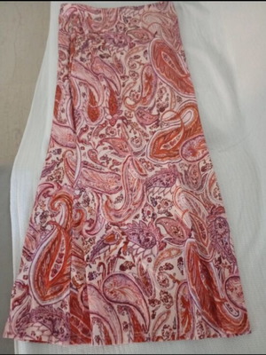 Slim long skirt, pink, size M