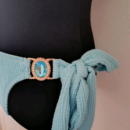 Moda Minx bikini bottom new, turquoise, size medium