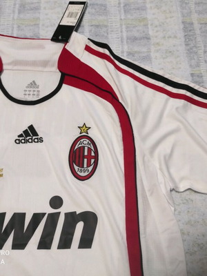 AC Milan 2006-2007 UEFA Champions League Final Away Jersey XXL, white