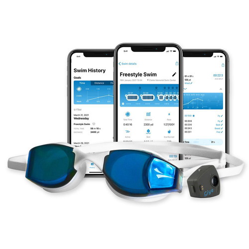 Smart Swimming Goggles with Digital Display and Fitness Tracking New