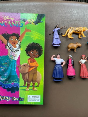 Disney Encanto book and 10 figures brand new