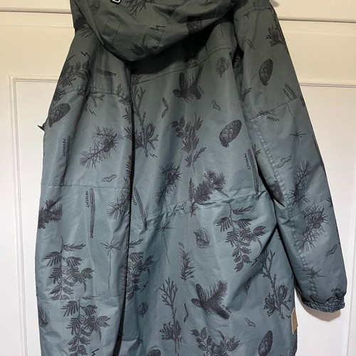 Emerson green jacket like new with leaf patterns