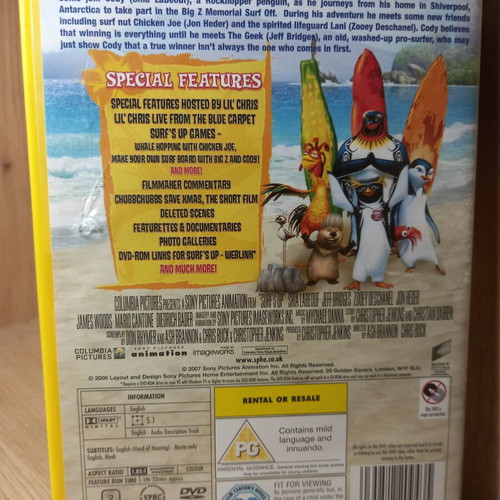 Surf's Up DVD like new with English subtitles
