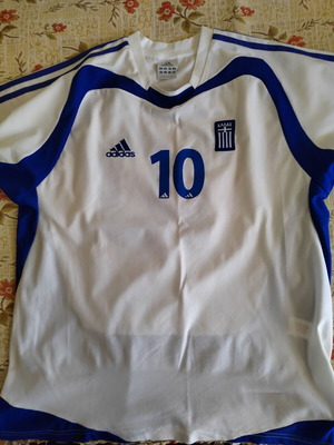 Vintage φανέλα Εθνικής Ελλάδος Euro 2004 Τσιάρτας #10 Adidas replica σαν καινούργιο