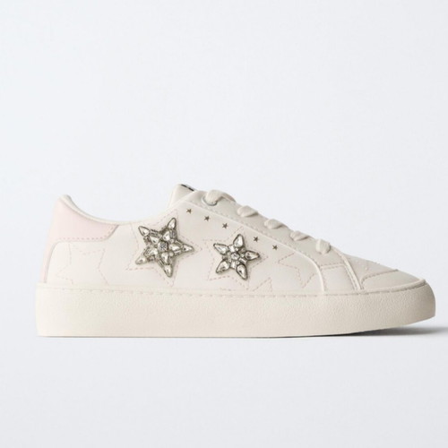 Zara sneakers size 33 new white