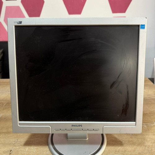 Philips 170S 17" LCD Monitor used, 1280×1024 resolution, VGA