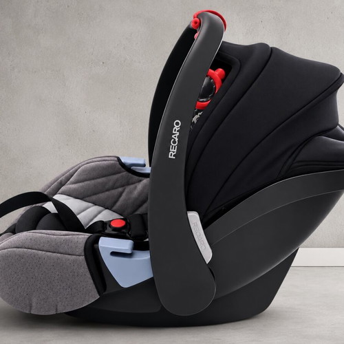 Recaro Privia car seat 0-13 kg grey/black with SmartClick Isofix base