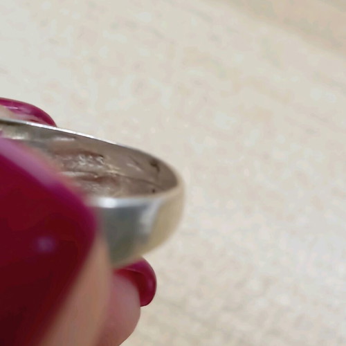 Silver ring 925 like new, size 55-56