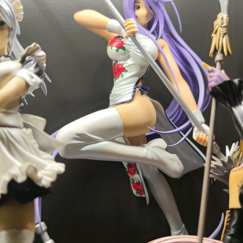 Anime PVC figures used, girls set