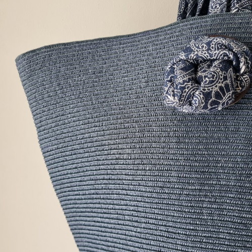 Replay shoulder bag new, straw with fabric lining