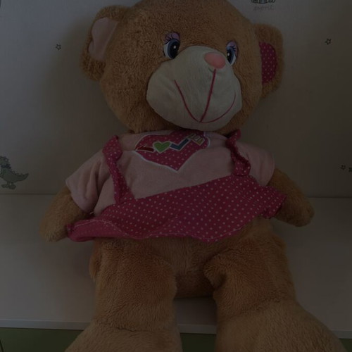 Plush teddy bear 70x70cm like new