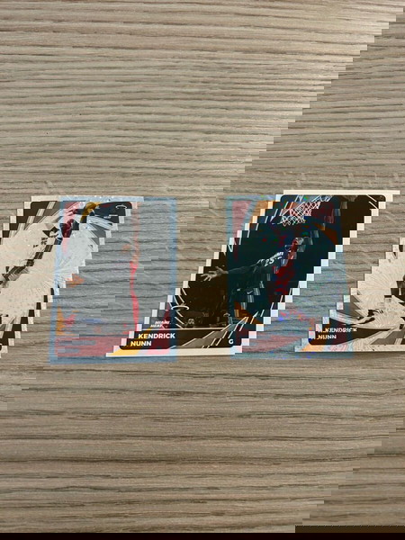2 αυτοκόλλητα Kendrick Nunn Miami Heat Panini 2020-21 Παναθηναϊκος Πακετο
