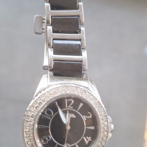 Folli Follie women's silver black watch used