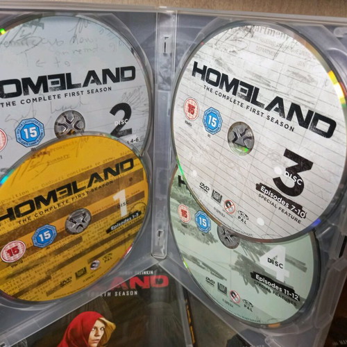 Homeland DVD 5 seasons like new with English subtitles