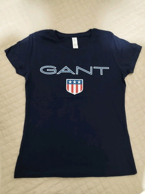 Women's short sleeve blouse new, blue, size S
