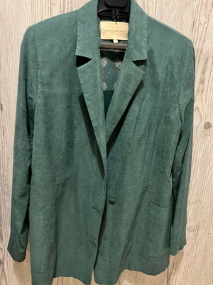 Vassia Kostara suit new, size small, cupro fabric