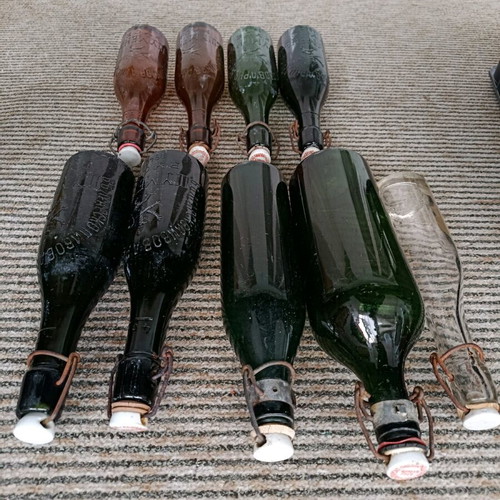 Old Shumensko Beer Bottles used from 1939-1942 with Lemonade Bottle