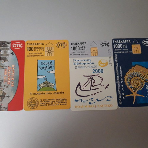 Phone cards used 1999-2002, b free telestet, netkarta, kosmokarta, chronokartes