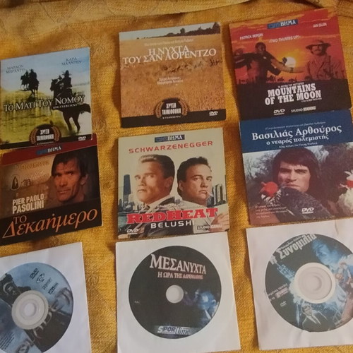 Dvd movies like new, pack of 9