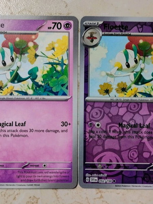 Pokemon Cards Floette και οι δύο κάρτες μαζί σε άριστη κατάσταση